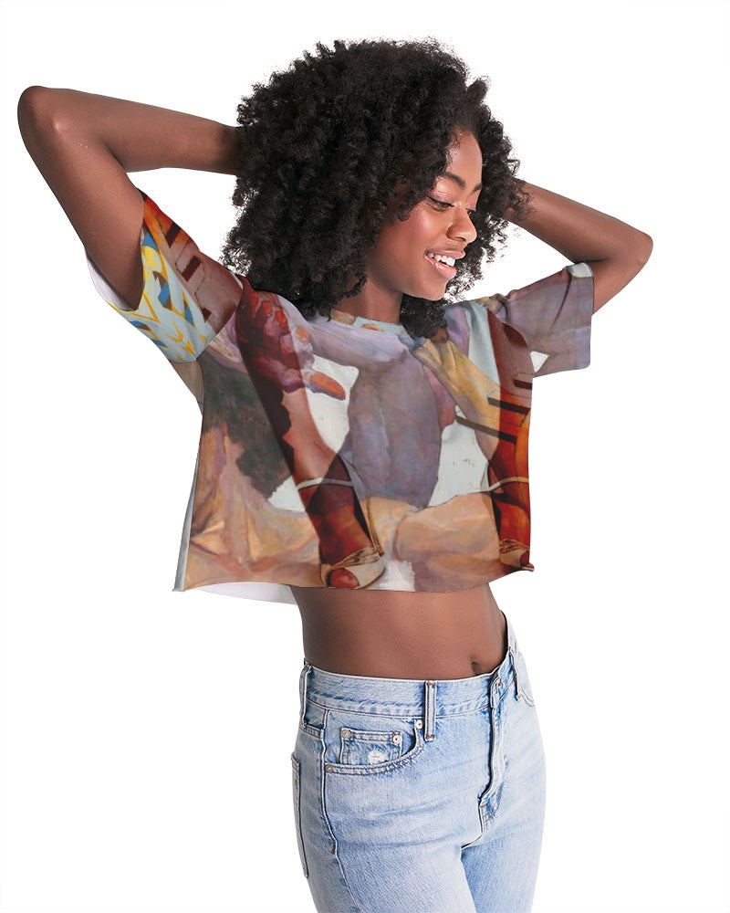 Carnal Spaghetti Women's Lounge Cropped Tee