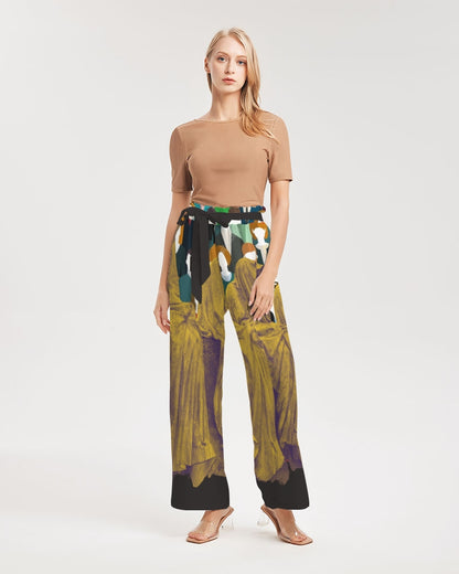 Oopualert Women's High-Rise Wide Leg Pants